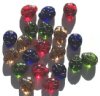 20 14mm Transparent Ladybug Beads Mix Pack